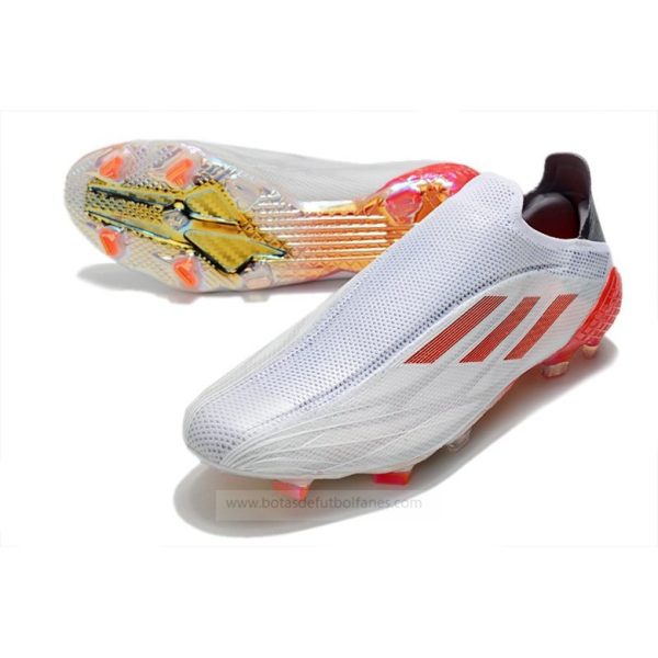 Adidas X Speedflow FG WhiteSpark Blanco Plata Rojo